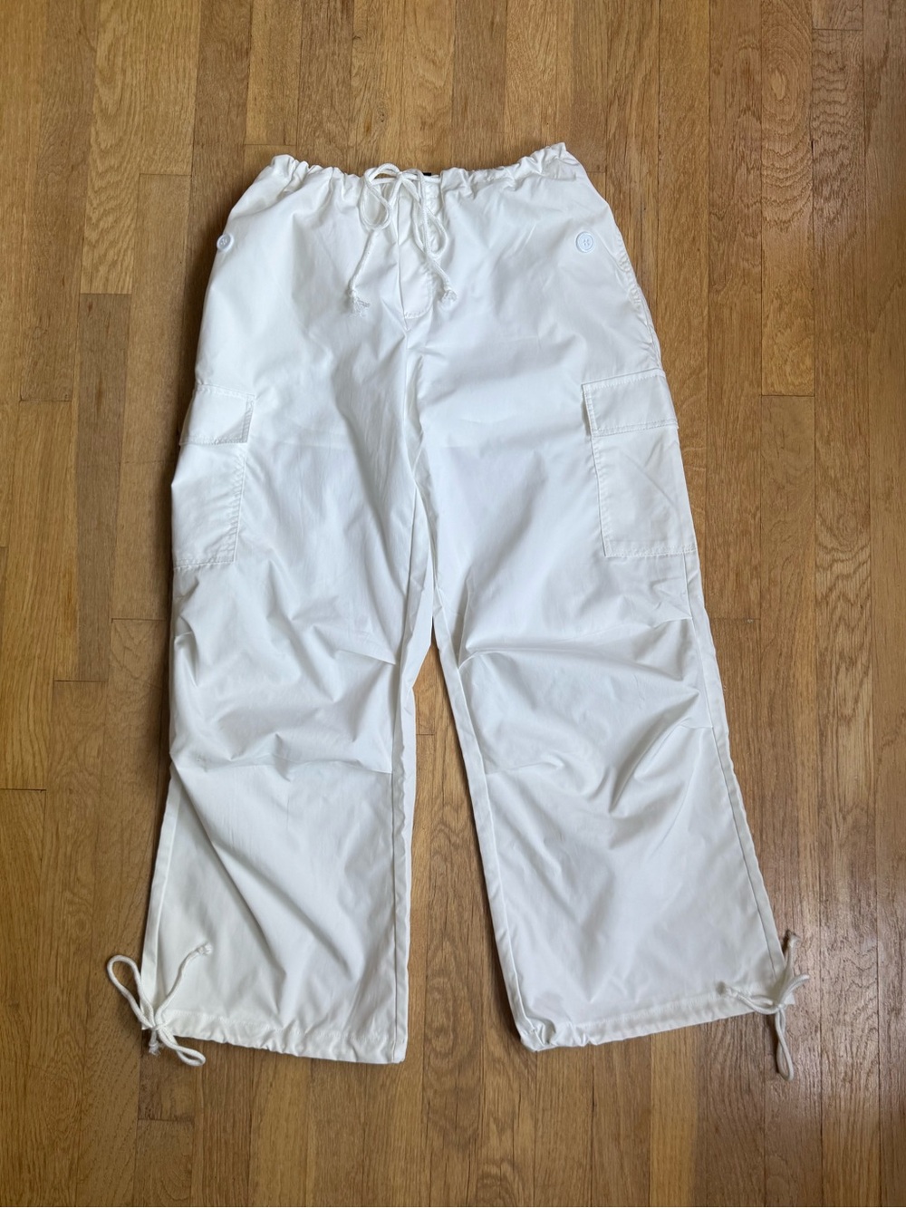 Shein White Cargo Pants Size Petite S